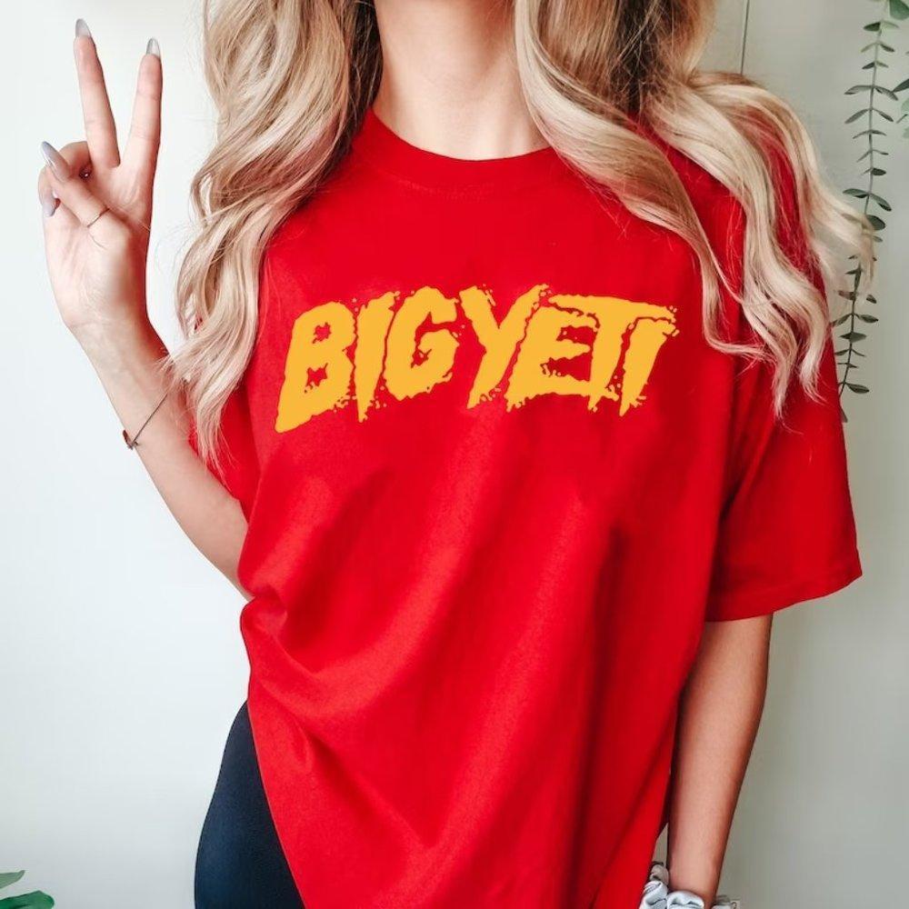 Travis Kelce Big Yeti Kansas City Chief Shirt, Super Bowls 2024 Shirt G69